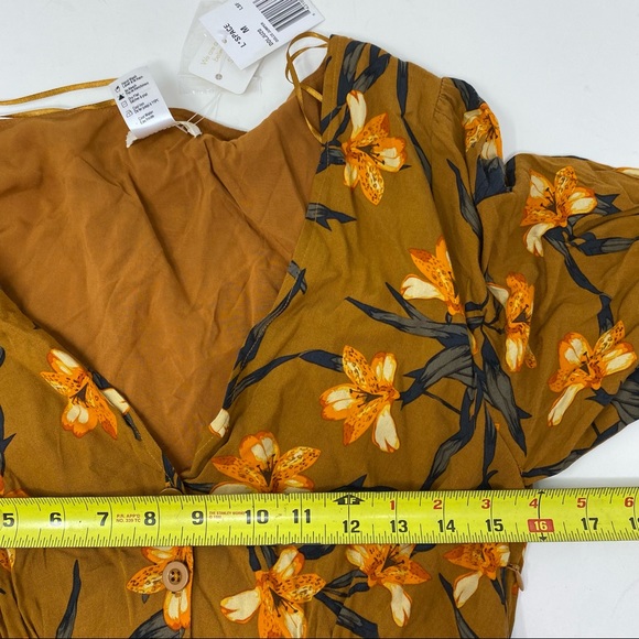 NEW L Space Floral Jumpsuit Medium - Picture 6 of 10